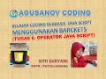 Tugas 6 - Operator Java Script Challenge Brackets