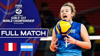 Peru vs Argentina - Playoff 9-16 Girls U17 World Championship
