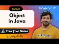 Object in Java in Telugu How to Create Use Objects Explained Core Java