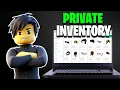 How To View Private Inventory In Roblox 2024