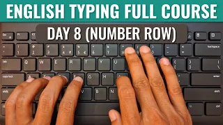 Learn English Typing in 10 Days- DAY 8 | Number Row | Free Typing Lessons | Tech Avi