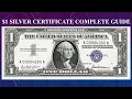 Silver Certificate 1 Dollar Bill Complete Guide - What Is It Worth And Why