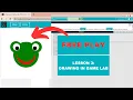 Code org Lesson 3 Drawing in Game Lab Free Play of drawing Frog s Face