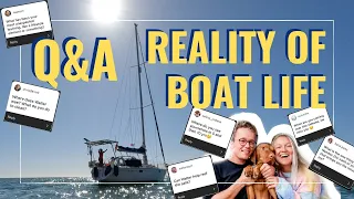 E25 Sailing Q&A (How we earn money? Babies? Dog toilet on a sailboat?)