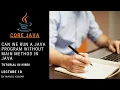 Can we run a java program without main method Tutorial in Hindi - Lecture 10 by Manoj Kumar
