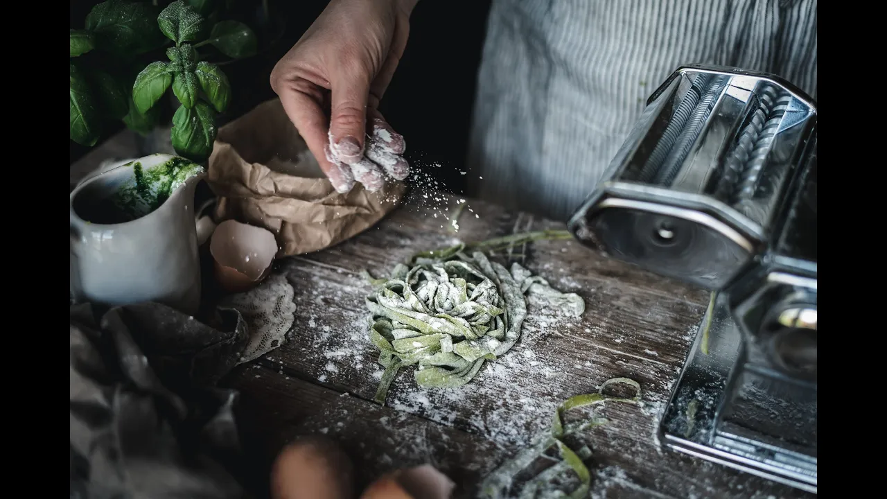 Food video storytelling, The story of the fresh tagliatelle with wild garlic