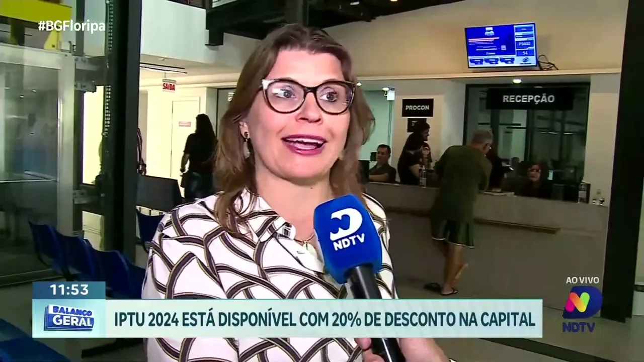 Florianópolis inicia emissão do IPTU 2024 com oferta exclusiva de 20% de desconto