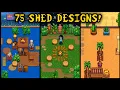Can I Design 100 SHEDS in Stardew Valley Best Shed Ideas Ep
