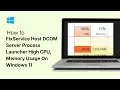 How To Fix Service Host DCOM Server Process Launcher High CPU Memory Usage On Windows 11