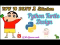 How to draw Shinchan using Python