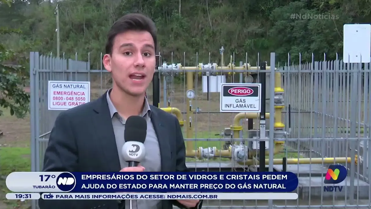 Empresários do setor de vidros e cristais pedem ajuda para manter preço do gás natural