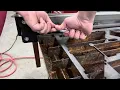 Tapping a 20 hole with a harbor freight bit and tap