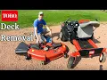 How To Remove a Toro TimeCutter Deck and Maintenance Tips