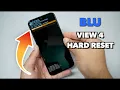 BLU View 4 How to Hard Reset Removing PIN Password pattern No PC