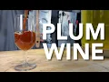 How to make Plum Wine One gallon easy recipe start to finish - with a tasting