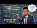 LeetCode 88 Merge Sorted Array Optimal In-Place Two-Pointer Solution
