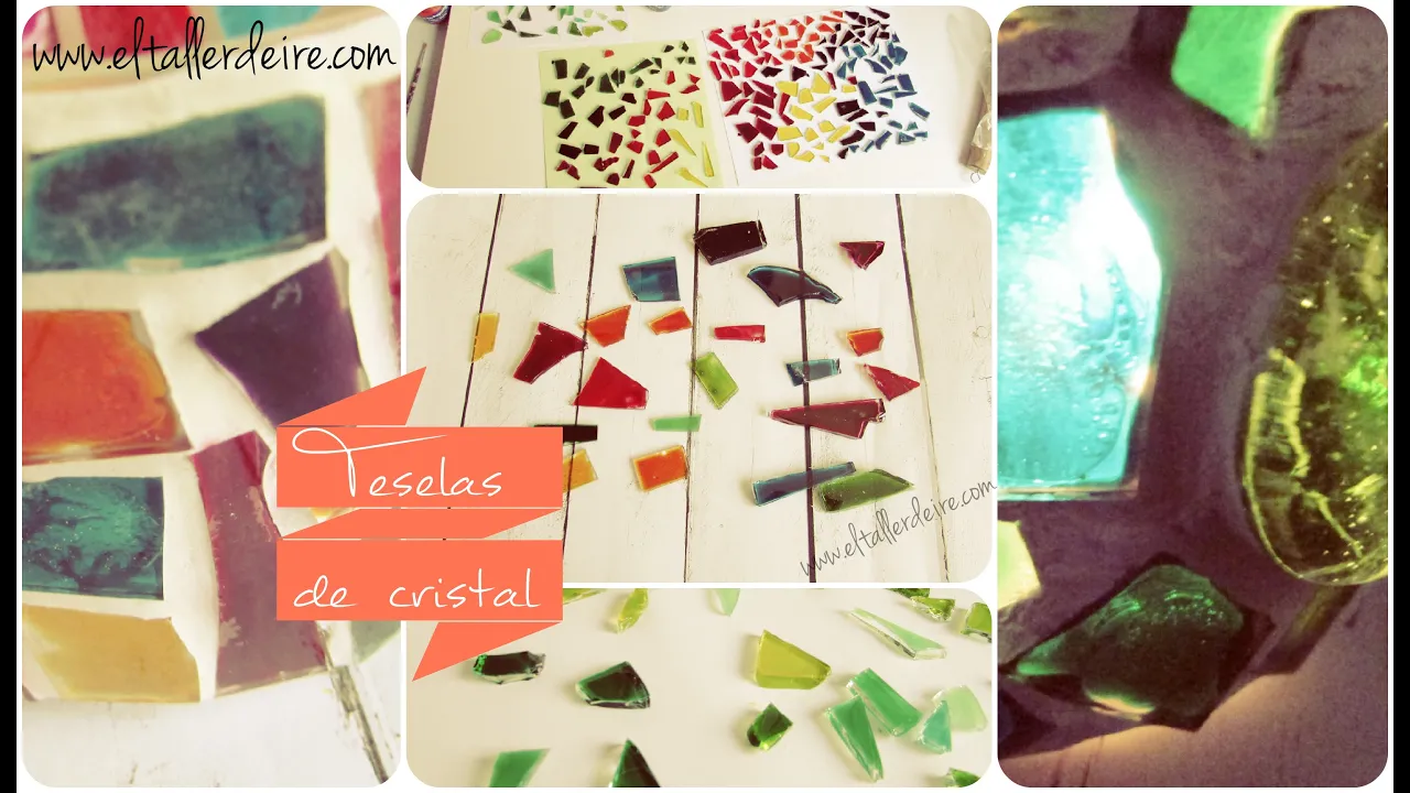 Cómo hacer teselas de cristal