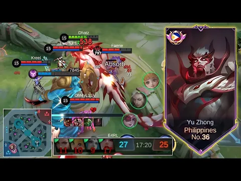 Download MP3 I DID NOT EXPECT HIGH TIER RANK ARE SO INTENSE! | YU ZHONG TOP GLOBAL