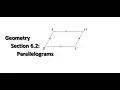 Geometry Section 6 2 Parallelograms cont d
