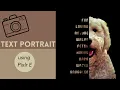 Text Portrait with Pixlr E