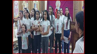 ترنيمة انا عارف صوتك انت الرب راعية كوال كنيسة الشهيدة مارينا بالمنيا 