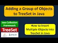 Adding a Group of Objects to TreeSet in Java Java Collection Framework