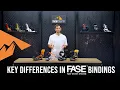 Key differences in FASE bindings I Comparison Snowcountry