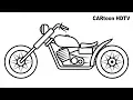 Satisfying Motorcycle coloring pages street vehicles coloring colors bike