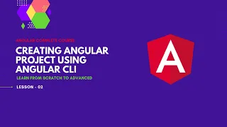 2 Creating new Angular project using Angular CLI
