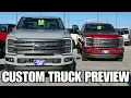 EPIC 2024 Glacier Gray Rapid Red FORD F250 Custom Trucks-Platinum LIMITED