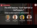 The E20 debate Tank half full or half empty