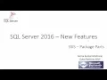 SQL Server 2016 New Feature Series - SSIS-Package Parts