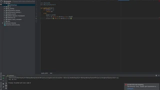 Implementation of quick sort algorithm in python