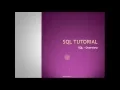 SQL Bngla Tutorial Part1 Overview