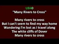 Many Rivers to Cross Lyrics... Jimmy cliff