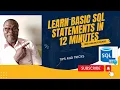 Learn Basic SQL Statements in 12 Minutes