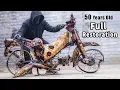 Broken 50 Years Old 1970s HONDA Ruined MotorCycle - Full Restoration