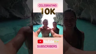 Celebrating 10,000 of our amazing supporters in our first year of making video’s! #shorts #sailing