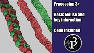 Processing 3 Tutorial Basic Interaction with Mouse and KeyBoard