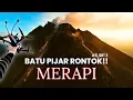 KANAN–KIRI AMBROL! Detik Batu Lava Pijar Rontok dari Kubah Barat Daya Merapi | Flight 2
