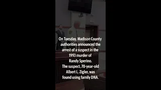 Madison County Announce Arrest of Subject for 1993 Murder