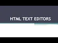 HTML Editors download notepad Text editors to write HTML tags