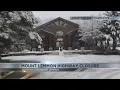 Icy roads on Mount Lemmon cause highway closure