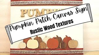 Rustic Pumpkin Patch Sign DIY - Easy Fall Decor DIY