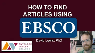 AVC EBSCO Tutorial