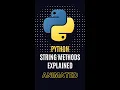 Visualizing Python String Methods