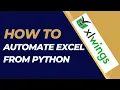 How to Automate Excel from Python xlwings