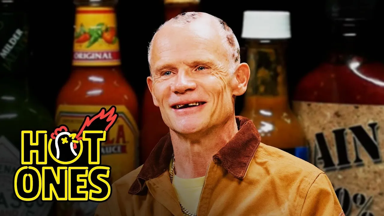 Flea Is Red Hot While Eating Spicy Wings   Hot Ones