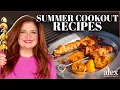 Grilled Vegetable Skewers Honey Mustard Chicken Easy Summer Cookout Recipes Alex Guarnaschelli