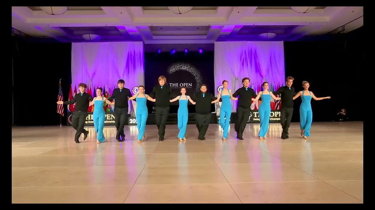 The Junior Shag Dance - 1st Place Teams - The Open 2025